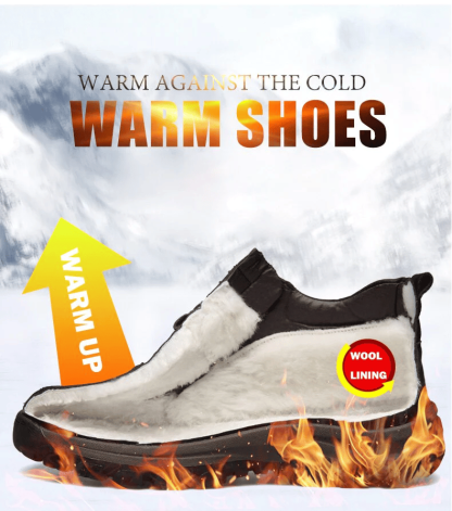 Men's Waterproof Warm Leather Orthopedic Shoes (HOT SALE !!!-50% OFF)