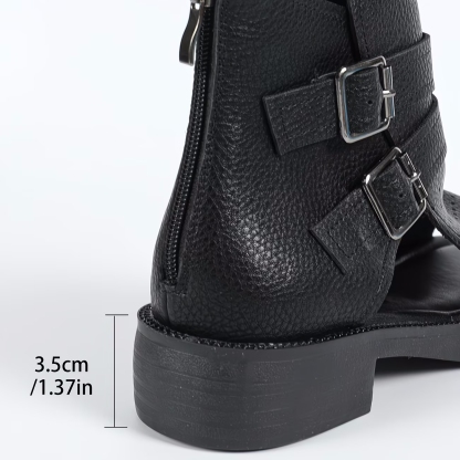 Women's Leather Comfy Flat Sandals