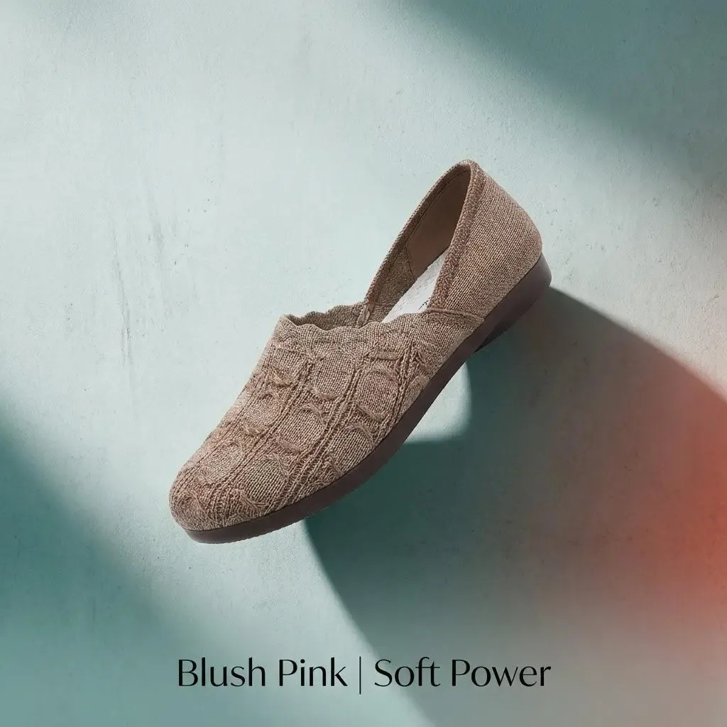 Comfy Cloud Knit Flats for Women - No Break-In, All-Day Walking Shoes for Work & Casual