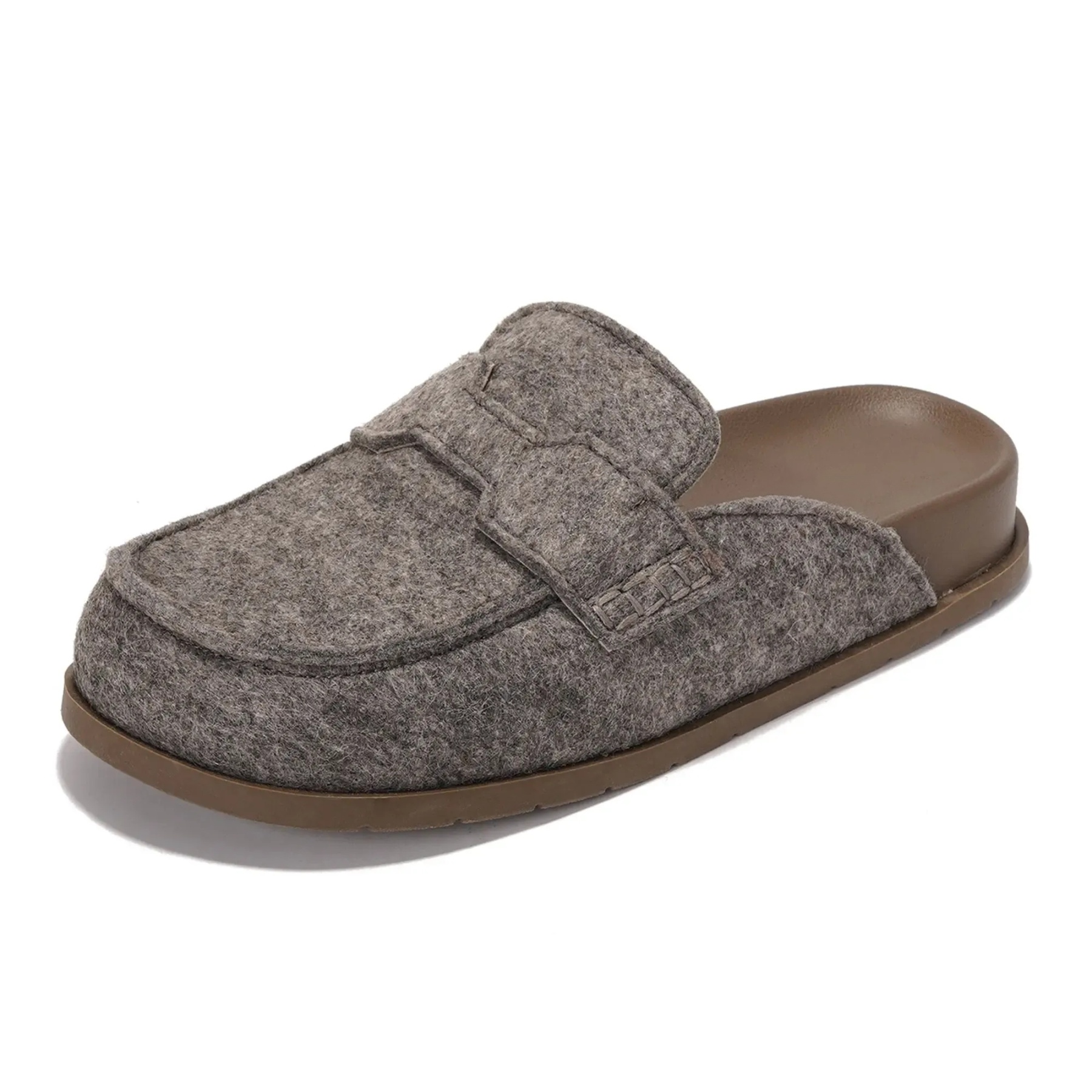 Women's Suede Clogs Shoe | Walking Shoes Footwear | Plush Soft Insole Arch Support Lightweight Non-Slip