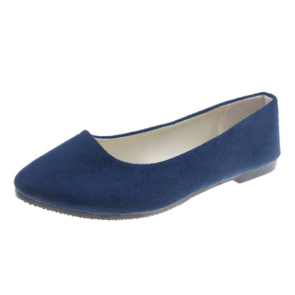 Women's Candy Color Suede Soft Orthopedic Flat Shoes