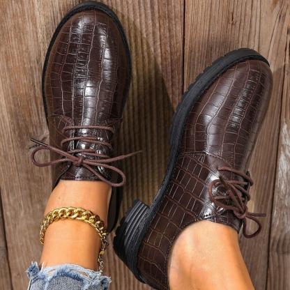 Women's Leather Waterproof Warm Wedge Shoes