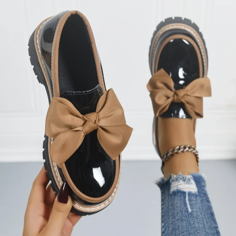 Women's Bowknot Design Loafers