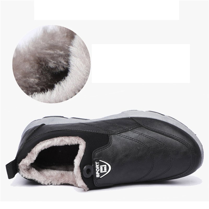 Men's Waterproof Warm Leather Orthopedic Shoes (HOT SALE !!!-50% OFF)