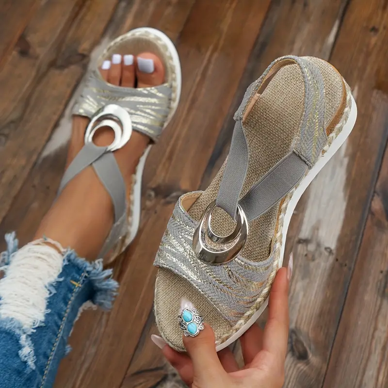 🔥LAST DAY PROMOTION 50% OFF - WOMEN'S LEATHER PLATFORM WEDGE ORTHOPEDIC SANDALS