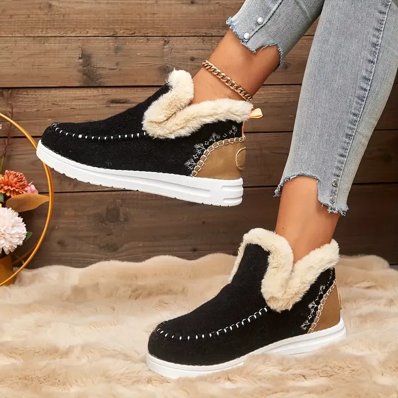 Winter Sale 50% OFF - Fleece Lining Warm & Cozy Winter Orthopedic Shoes for Women