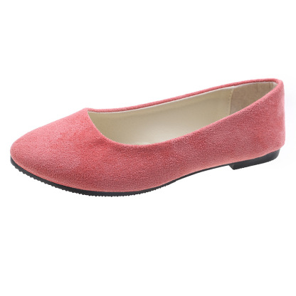 Women's Candy Color Suede Soft Orthopedic Flat Shoes
