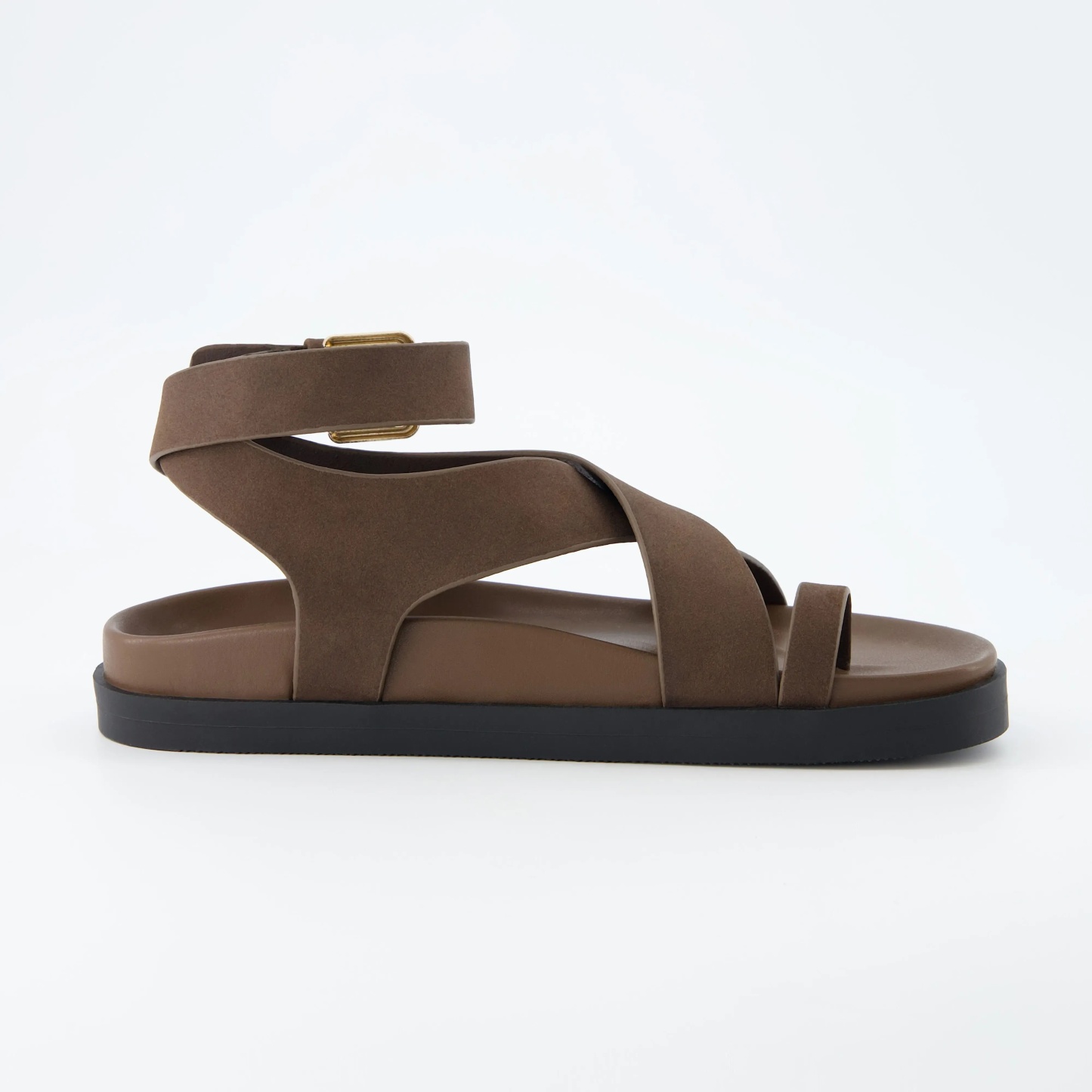Women's Wedge Platform Sandals | Eco-Leather Casual Summer Walking Footwear | Memory Foam Insole | Non-Slip