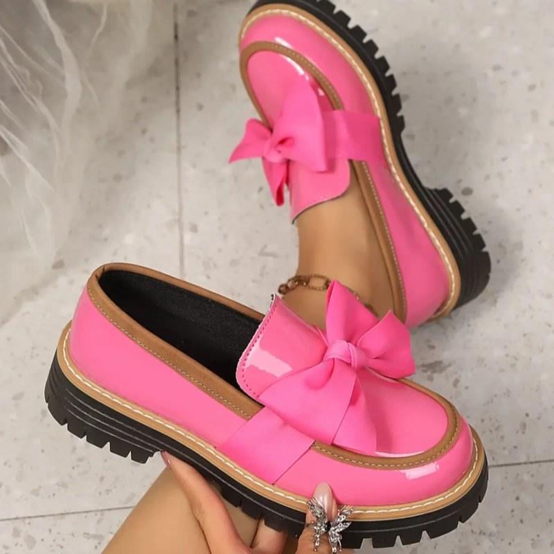 Women's Bowknot Design Loafers