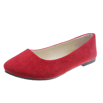 Women's Candy Color Suede Soft Orthopedic Flat Shoes