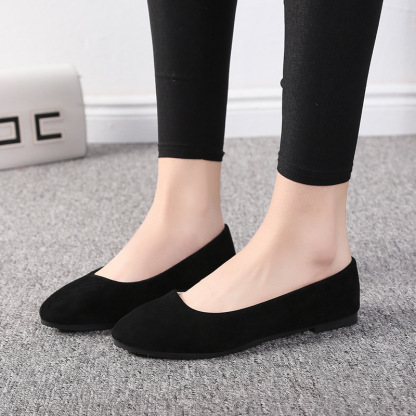 Women's Candy Color Suede Soft Orthopedic Flat Shoes
