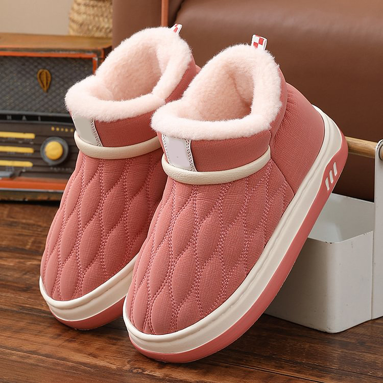 🔥Christmas Hot Sale 50% OFF-Women's winter waterproof leather and fleece cotton shoes