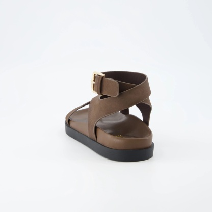 Women's Wedge Platform Sandals | Eco-Leather Casual Summer Walking Footwear | Memory Foam Insole | Non-Slip