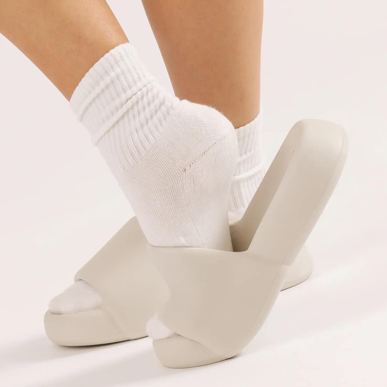 Women's Double Buckle Comfortable Slides – Walk Taller, Feel Nothing