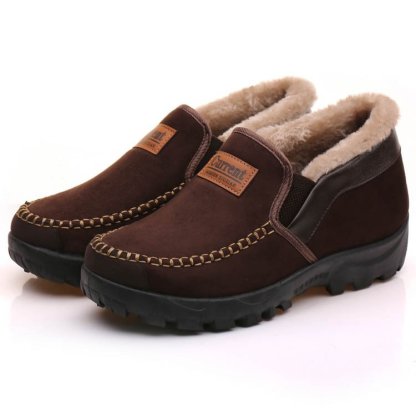 🔥Last Day 50% OFF -2023 Men's Orthopedic Comfortable Waterproof Warm Cow Leather Snow Boots