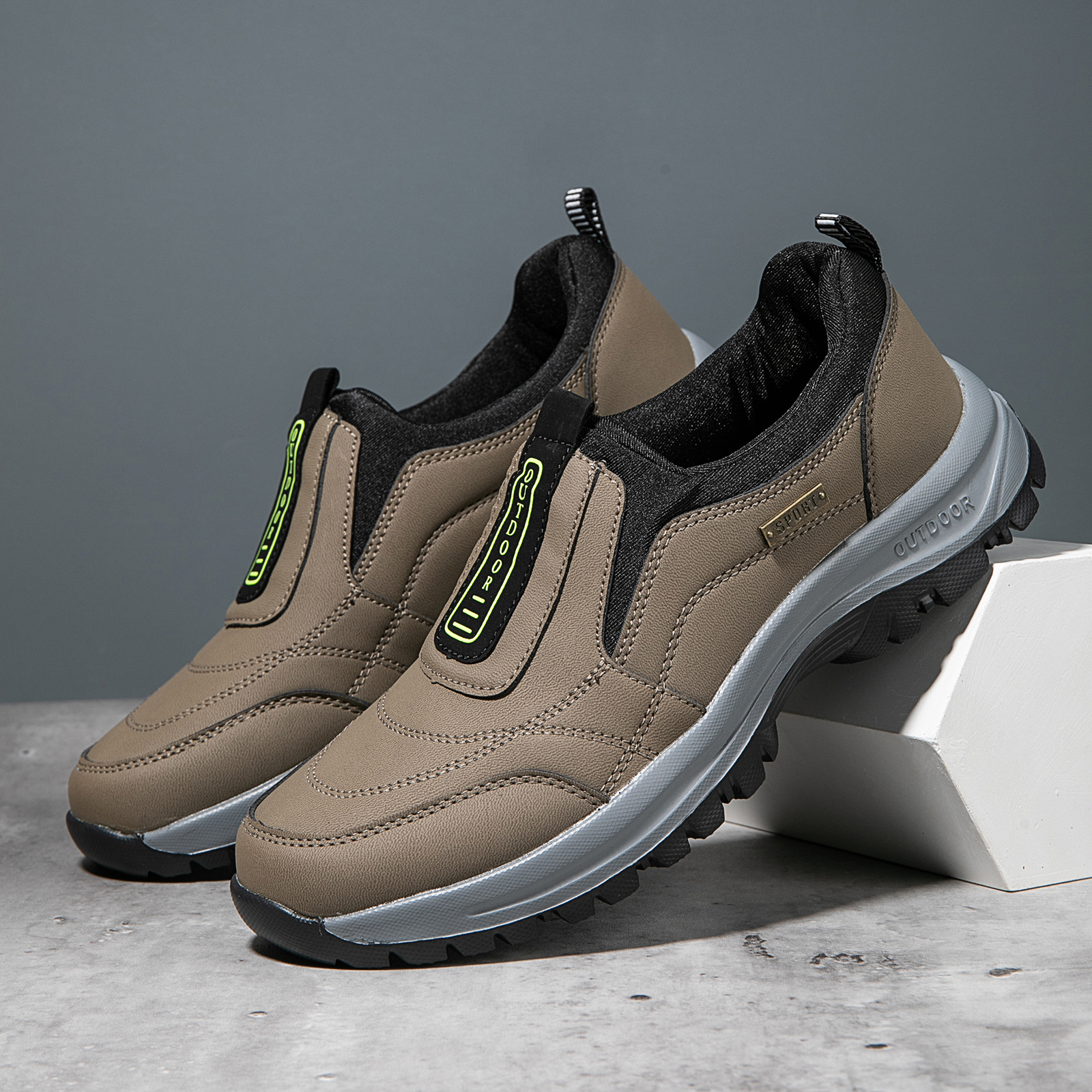 MEN'S GOOD ARCH SUPPORT & BREATHABLE AND LIGHT & NON-SLIP SHOES