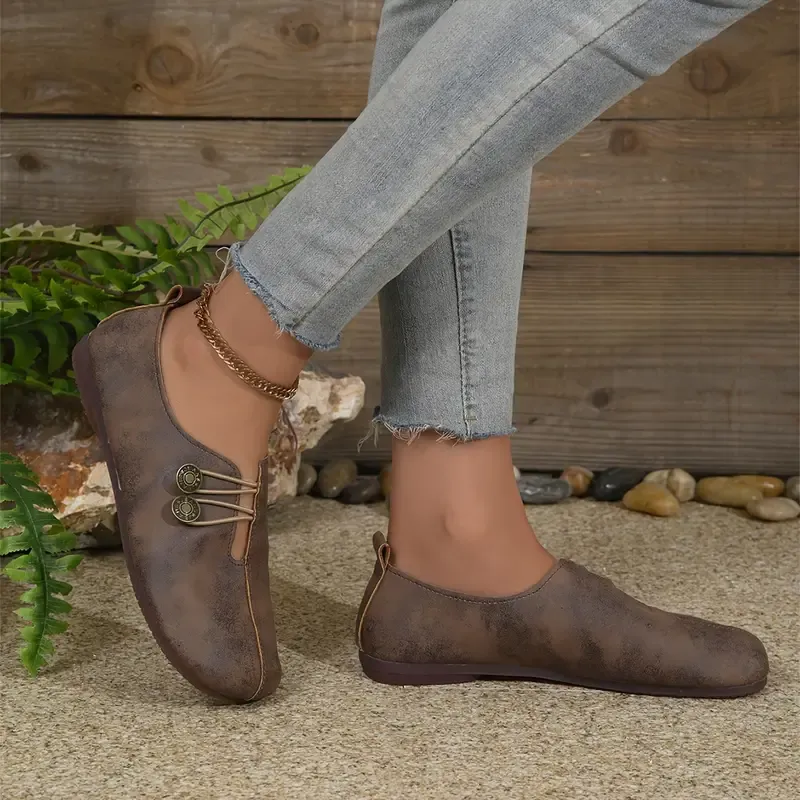   💖Last Day Promotion 60% OFF - Women's leather soft-soled non-slip shoes