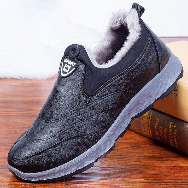 Men's Waterproof Warm Leather Orthopedic Shoes (HOT SALE !!!-50% OFF)