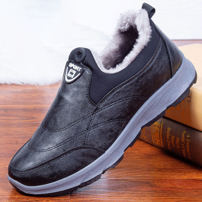 Men's Waterproof Warm Leather Orthopedic Shoes (HOT SALE !!!-50% OFF)