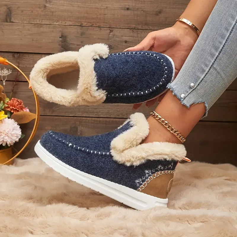 Winter Sale 50% OFF - Fleece Lining Warm & Cozy Winter Orthopedic Shoes for Women
