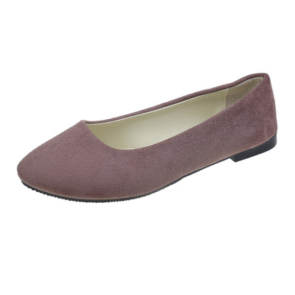 Women's Candy Color Suede Soft Orthopedic Flat Shoes