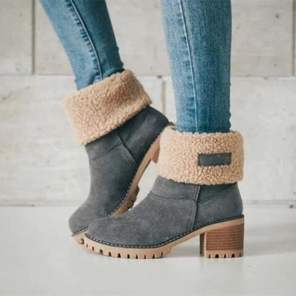 🔥LAST DAY 50% OFF🎁Women'S Chunky Heel Side Zip Ankle Boots