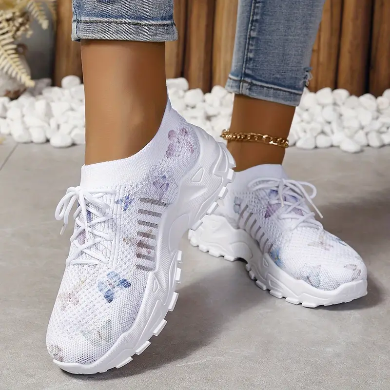 🔥LAST DAY PROMOTION 50% OFF - Women's Butterfly Pattern Sneakers