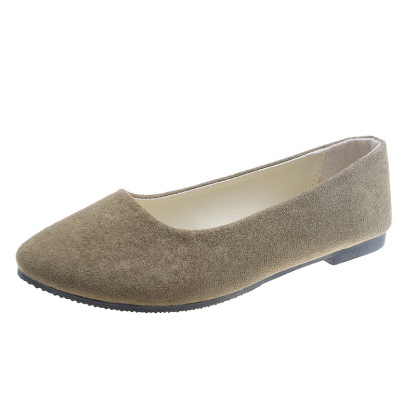 Women's Candy Color Suede Soft Orthopedic Flat Shoes