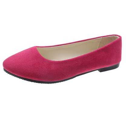 Women's Candy Color Suede Soft Orthopedic Flat Shoes