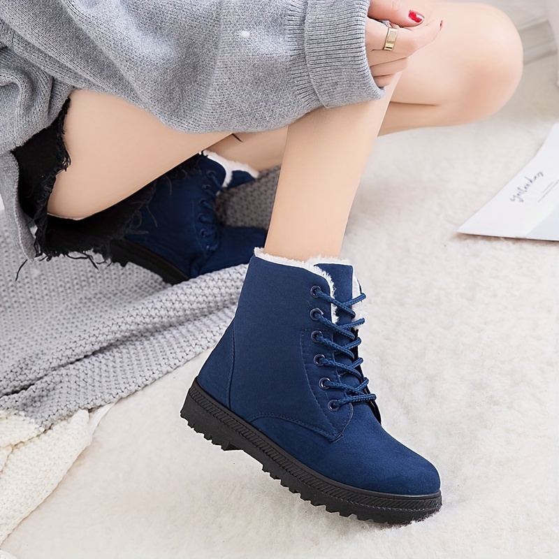 💥Last Day Promotion 70% OFF - Women Wool Lined Water Resistant Non-Slip Snow Boots, Orthopedic Winter Walking Shoes