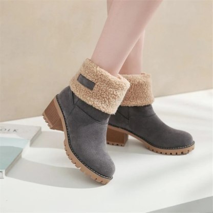 🔥LAST DAY 50% OFF🎁Women'S Chunky Heel Side Zip Ankle Boots