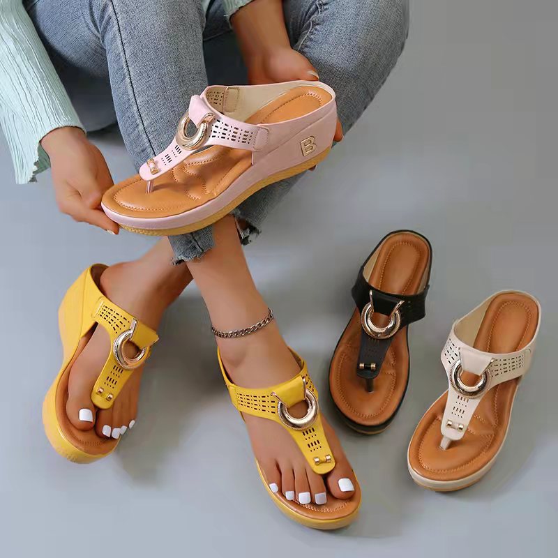 🔥LAST DAY PROMOTION 50% OFF -Rome Summer Women's Flip Flops Beach Sandals with Arch Support