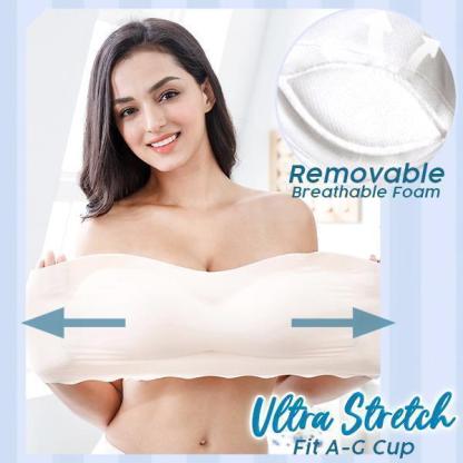 🔥Buy 1 Get 2🔥Oversized Elastic Non-slip Strapless Bra-💥Suitable for women from 110-330 lbs💖