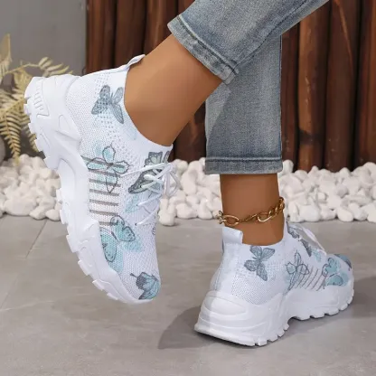 🔥LAST DAY PROMOTION 50% OFF - Women's Butterfly Pattern Sneakers