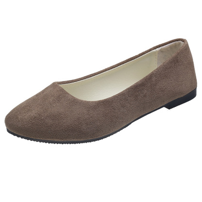 Women's Candy Color Suede Soft Orthopedic Flat Shoes