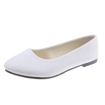 Women's Candy Color Suede Soft Orthopedic Flat Shoes