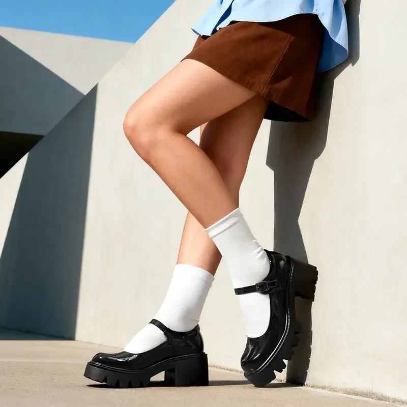 Women's Mary Janes Platform Heels