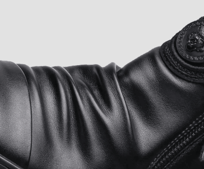 ⏰Last Day 70% OFF🔥)Men's Comfortable Leather Motorcycle Boots Work Boots Waterproof Anti-Slip Anti-Sprain