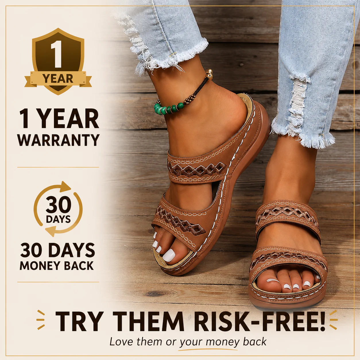 Women's Comfortable Soft-Soled Platform Sandals