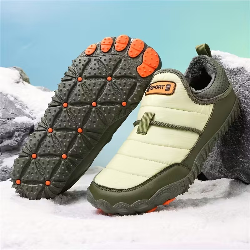 Women's Orthopedic Warm Snow Boots Waterproof Non-Slip Winter Fleece Shoes