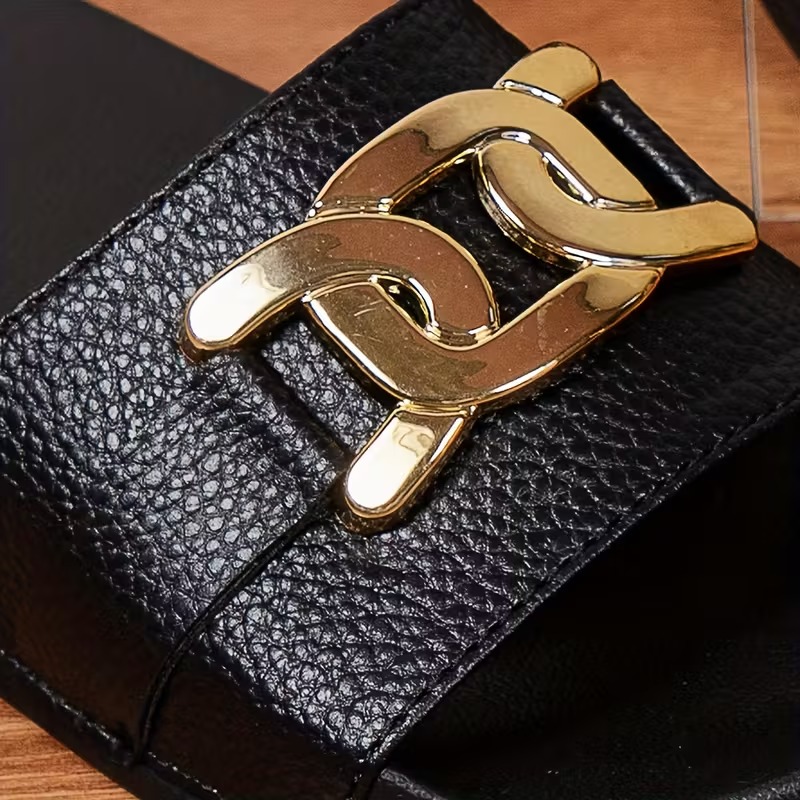 Women's Leather Comfy Flat Sandals