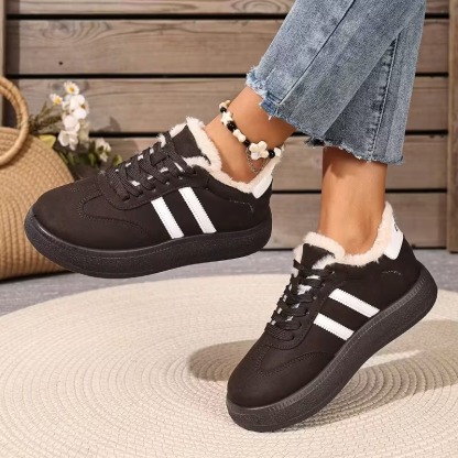 Women's Waterproof Warm Platform Sneakers Boots