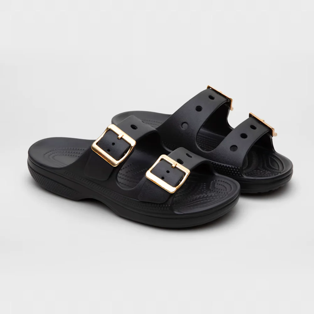 Women's Double Buckle Comfortable Slides – Walk Taller, Feel Nothing
