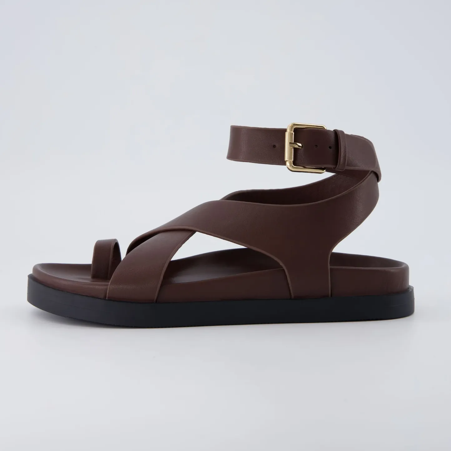 Women's Wedge Platform Sandals | Eco-Leather Casual Summer Walking Footwear | Memory Foam Insole | Non-Slip
