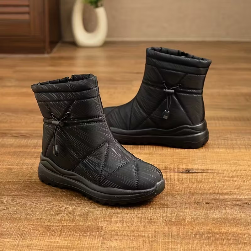 Women Platform Suede Ankle Snow Boots