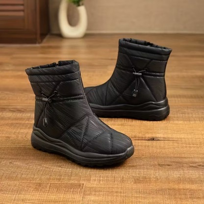 Women Platform Suede Ankle Snow Boots