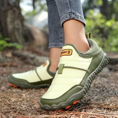 Women's Orthopedic Warm Snow Boots Waterproof Non-Slip Winter Fleece Shoes