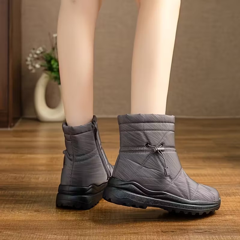 Women Platform Suede Ankle Snow Boots