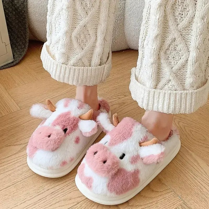 Women's Non-Slip Warm Fuzzy Winter Slippers