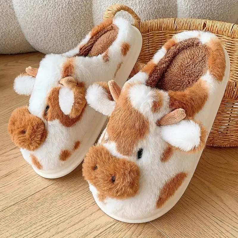 Women's Non-Slip Warm Fuzzy Winter Slippers